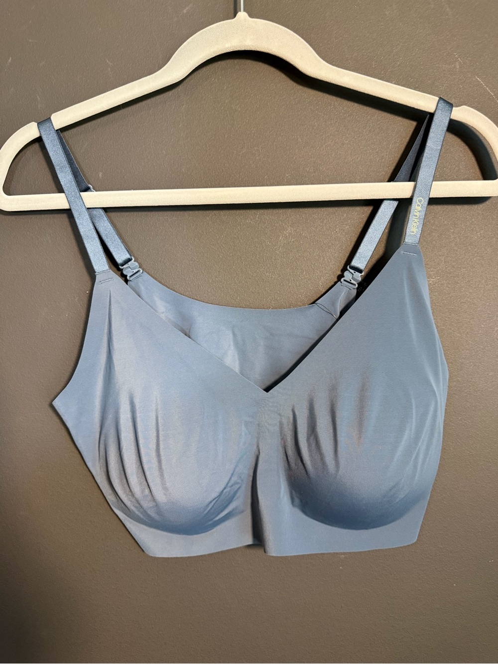 Calvin Klein Seamless Blue Wireless Bra - NWT